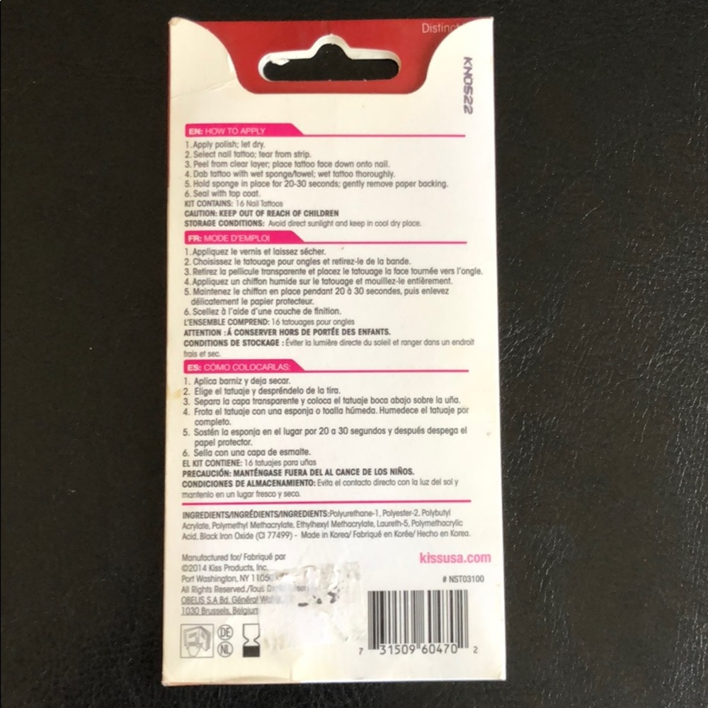 NWT KISS Nail Tattoos - Picture 2 of 5